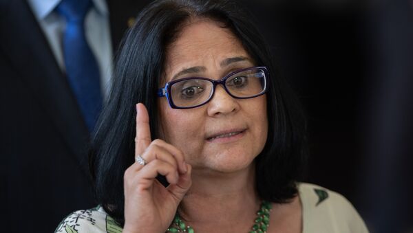 Damares Alves, ministra de Mujer, Familia y Derechos Humanos de Brasil - Sputnik Mundo