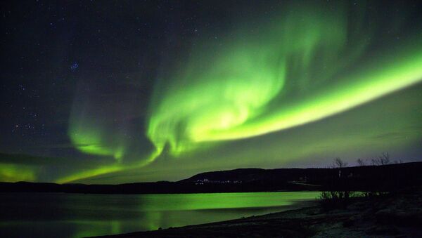 Aurora boreal en la región de Múrmansk - Sputnik Mundo