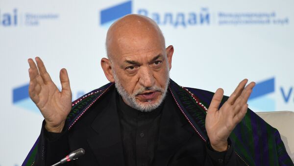 El expresidente afgano Hamid Karzai - Sputnik Mundo