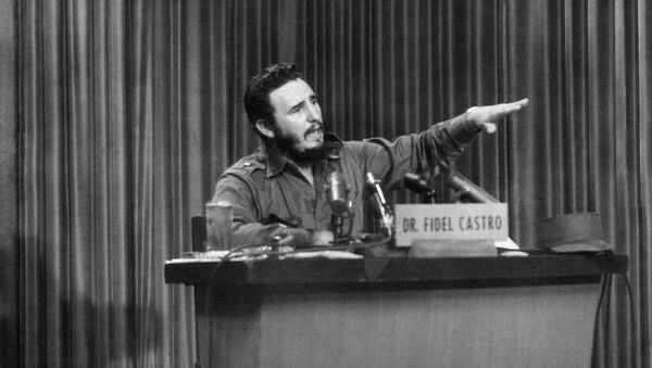 Fidel Castro en 1959 - Sputnik Mundo