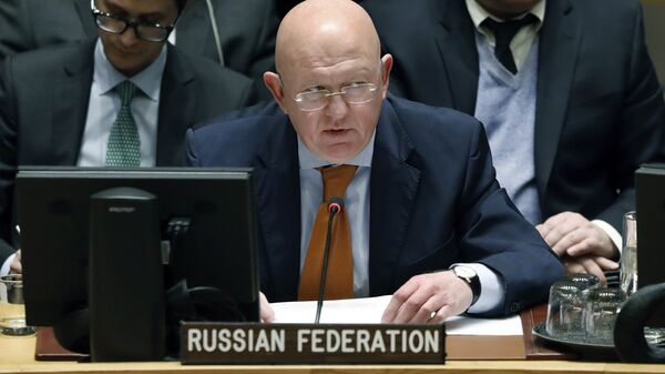 Vasili Nebenzia, embajador ruso ante la ONU - Sputnik Mundo