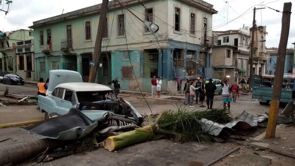 Consecuencias del tornado en La Habana, Cuba - Sputnik Mundo