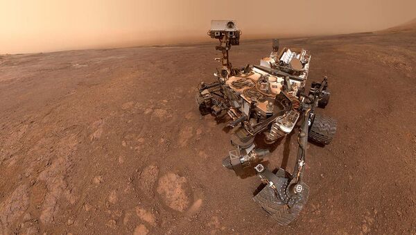 Selfi del róver Curiosity - Sputnik Mundo