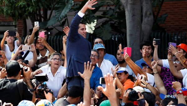 Juan Guaido, líder de la oposición venezolana - Sputnik Mundo