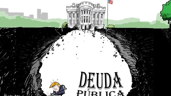 Así excava Trump su deuda pública bajo la Casa Blanca - Sputnik Mundo