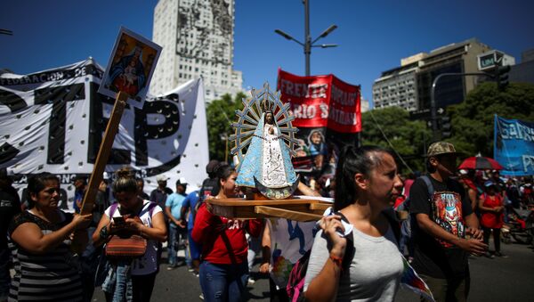 Manifestación en Buenos Aires - Sputnik Mundo