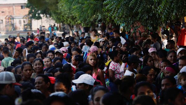 Migrantes venezolanos en Colombia - Sputnik Mundo