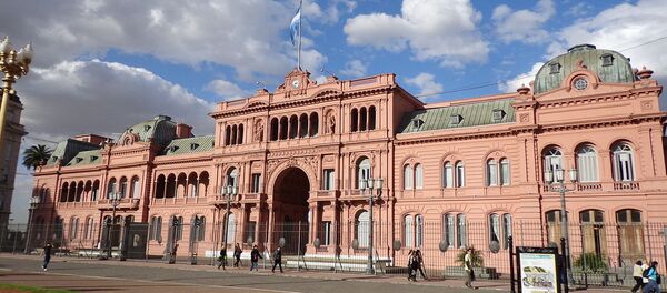 La Casa Rosada, la sede del Gobierno argentino La Casa Rosada, la sede del Gobierno argentino - Sputnik Mundo