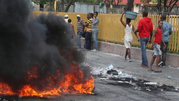 Protestas antigubernamentales en Haití - Sputnik Mundo