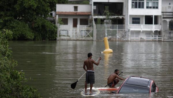 Inundaciones en Brasil, foto de archivo - Sputnik Mundo