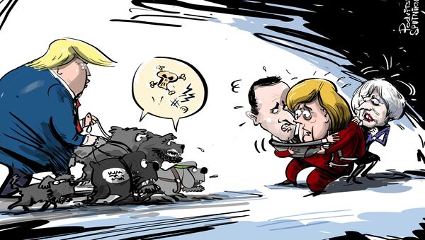 Trump amenaza a Europa con 'soltar a los perros' del ISIS - Sputnik Mundo