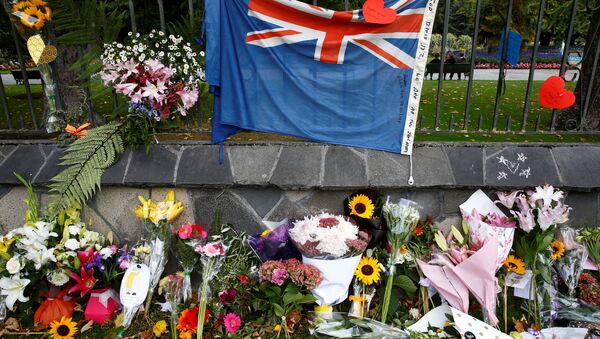 Homenaje a las víctimas del tiroteo en Chistchurch, Nueva Zelanda - Sputnik Mundo