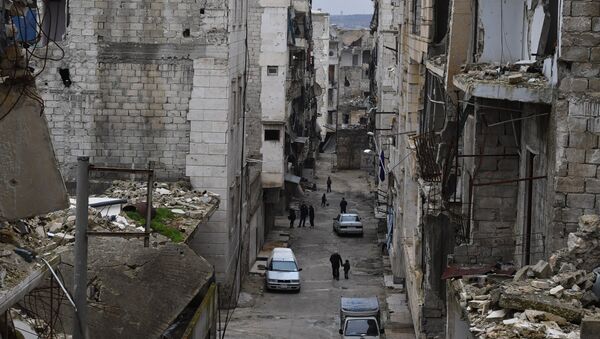 Una de las calles de Alepo - Sputnik Mundo