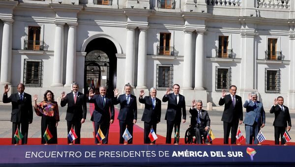 Presidentes se reunieron en Chile en la primera cumbre de Prosur. - Sputnik Mundo