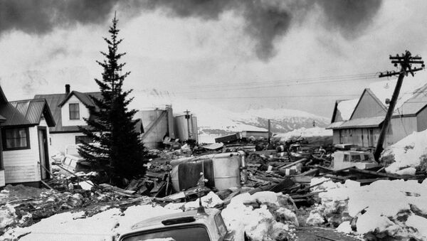 Gran terremoto de Alaska, EEUU, 1964 - Sputnik Mundo