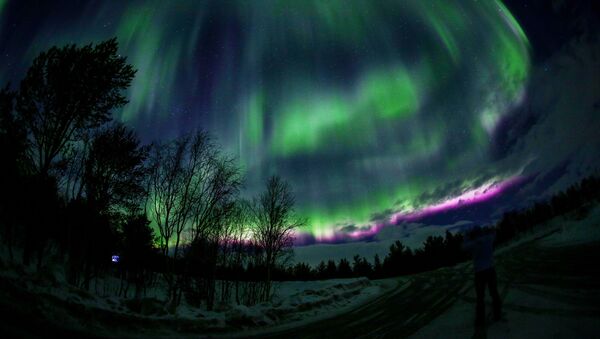 La aurora boreal de Murmansk - Sputnik Mundo