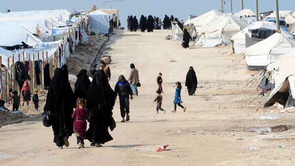 Campamento de refugiados sirio Al Hawl - Sputnik Mundo