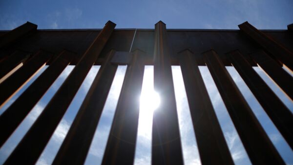 El muro fronterizo entre EEUU y México - Sputnik Mundo