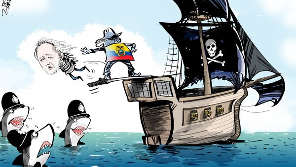Ecuador echa a patadas a Assange - Sputnik Mundo
