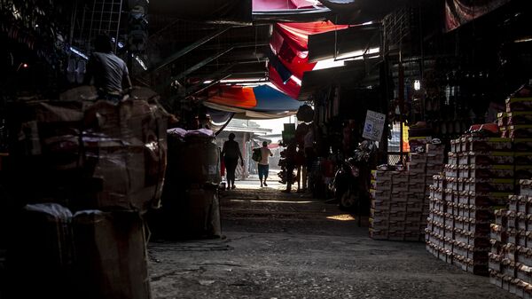 Suchiate, Chiapas. Mercado al aire libre en la frontera entre México y Guatemala - Sputnik Mundo