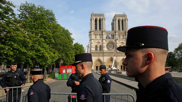 El ministro de Cultura francés advierte que las quimeras de Notre Dame se  podrían derrumbar , Sputnik Mundo