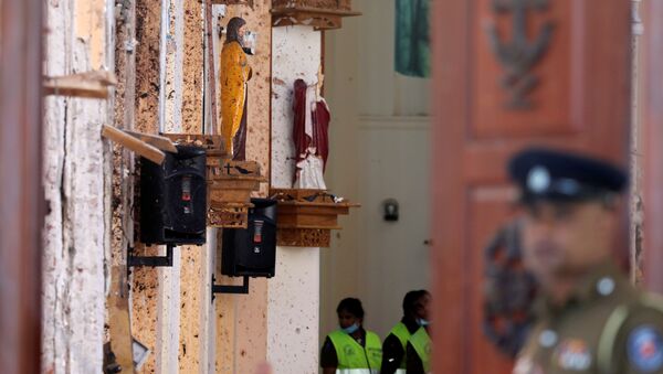 Una de las iglesias donde se produjeron explosiones en Sri Lanka - Sputnik Mundo