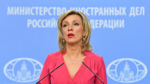 María Zajárova, portavoz del Ministerio de Exteriores de Rusia  - Sputnik Mundo