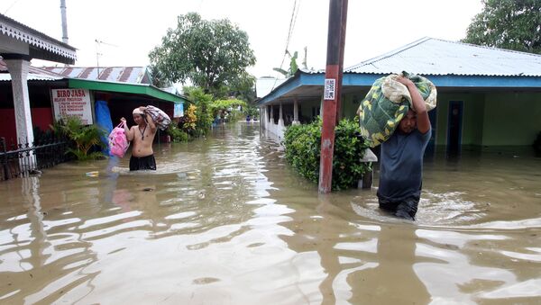 Inundación en Indonesia - Sputnik Mundo