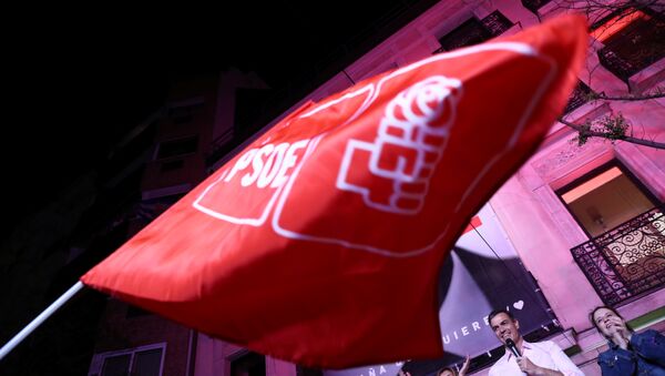 Bandera del PSOE - Sputnik Mundo