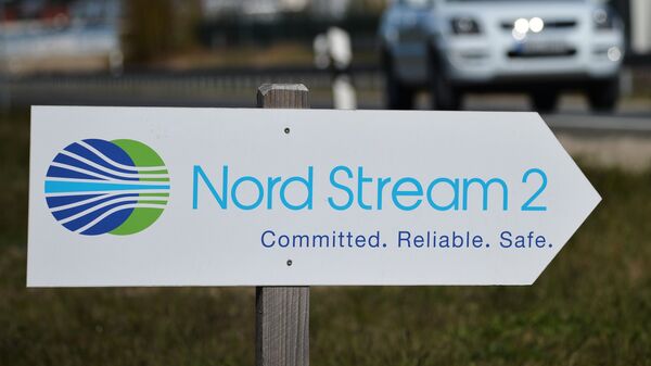 La construcción del gasoducto Nord Stream 2 en Alemania - Sputnik Mundo