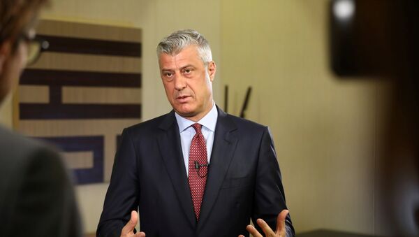 Hashim Thaci, presidente de Kosovo - Sputnik Mundo