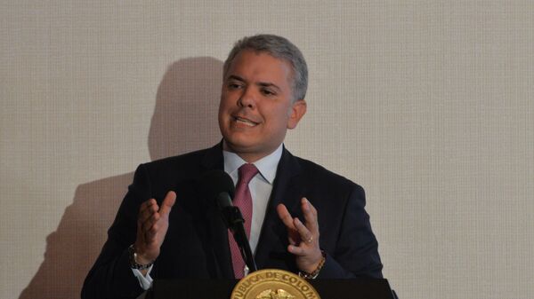 Iván Duque, presidente de Colombia (archivo) - Sputnik Mundo