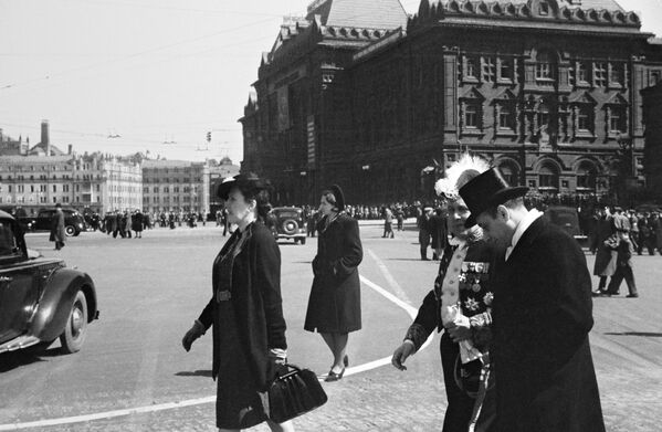 El 9 de mayo de 1945. Visitantes extranjeros en Moscú. - Sputnik Mundo