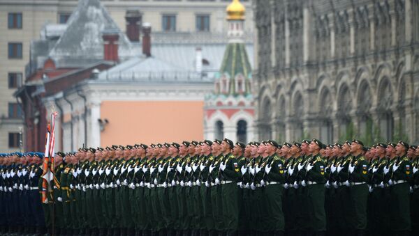 El desfile militar dedicado al 74 aniversario de la victoria en la Gran Guerra Patria - Sputnik Mundo