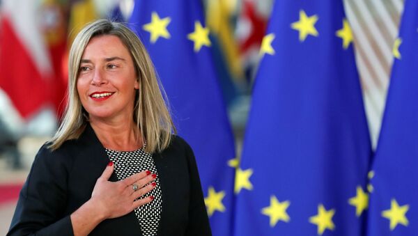 Federica Mogherini, la jefa de la diplomacia europea (archivo) - Sputnik Mundo