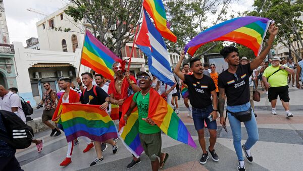 Marcha LGTBI en la Habana, Cuba - Sputnik Mundo