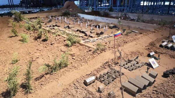 Maqueta de los terrenos del Pao, Academia Técnico Militar Bolivariana de Venezuela Maqueta de los terrenos del Pao, Academia Técnico Militar Bolivariana de Venezuela - Sputnik Mundo