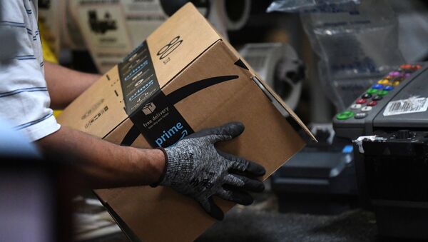 Almacen de empaquetamiento de Amazon en Baltimore - Sputnik Mundo