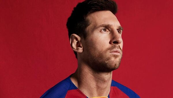 Lionel Messi, de FC Barcelona - Sputnik Mundo