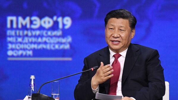  Xi Jinping, presidente de China en el Foro Económico Internacional de San Petersburgo - Sputnik Mundo