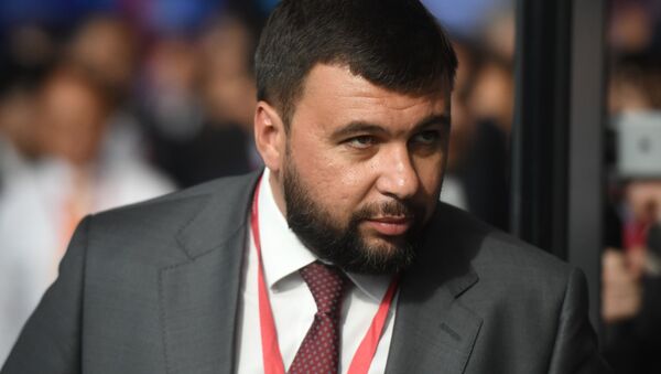 Denís Pushilin, líder de la república de Donetsk - Sputnik Mundo