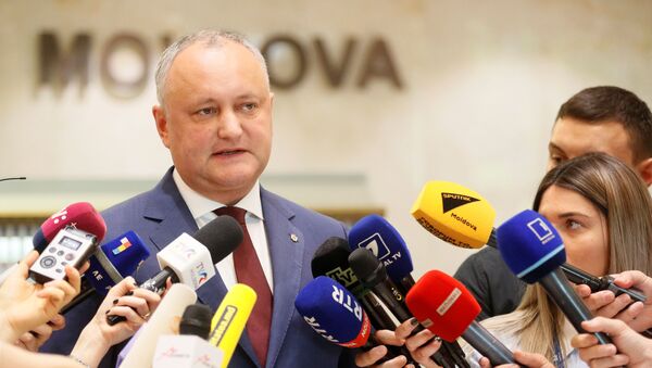 Igor Dodon, presidente de Moldavia - Sputnik Mundo