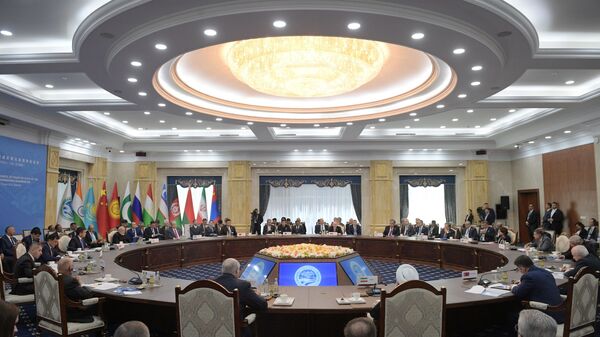 La reunión de los países miembros de la OCS (archivo) - Sputnik Mundo