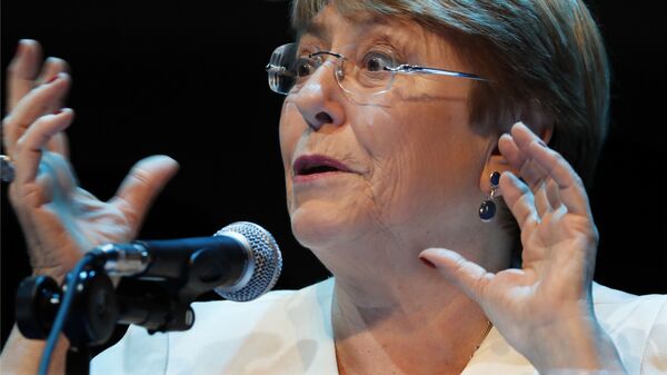 La Alta Comisionada de las Naciones Unidas para los Derechos Humanos, Michelle Bachelet - Sputnik Mundo