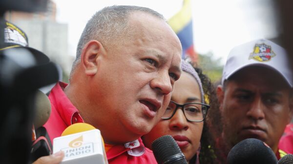 Diosdado Cabello, presidente de la Asamblea Nacional Constituyente de Venezuela, una de las víctimas de las olas de 'fake news' lanzadas contra el Gobierno de Nicolás Maduro - Sputnik Mundo