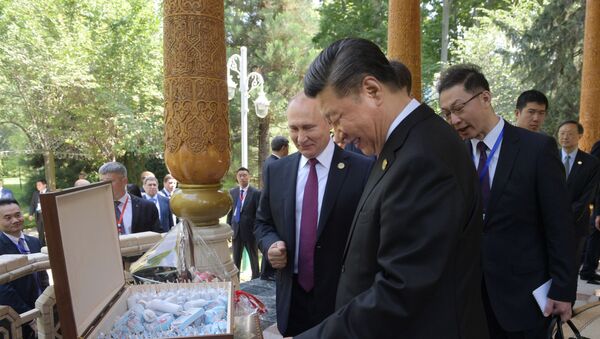 Vladímir Putin, presidente de Rusia, felicita a su homólogo chino, Xi Jinping, con motivo de su cumpleaños - Sputnik Mundo