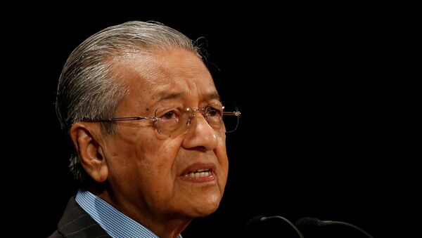 Primer ministro de Malasia, Mahathir Mohamad - Sputnik Mundo