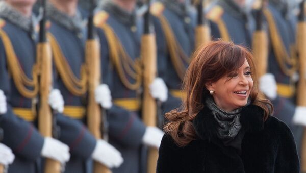 Cristina Fernández de Kirchner, expresidenta argentina, en una visita a Moscú - Sputnik Mundo