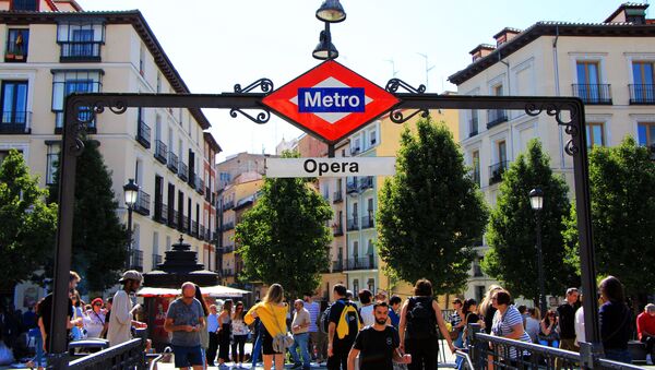 El metro de Madrid (imagen referencial) - Sputnik Mundo
