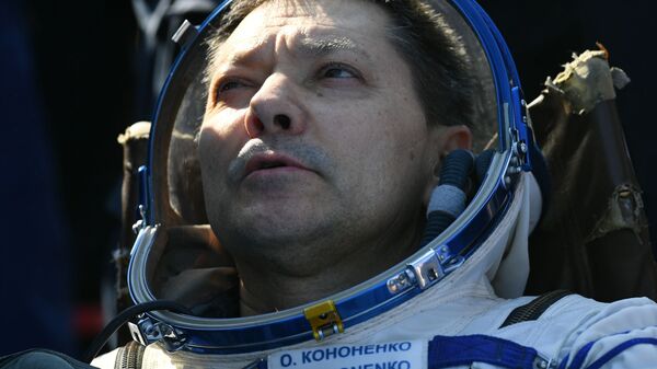 Oleg Kononenko, a su regreso de la EEI - Sputnik Mundo